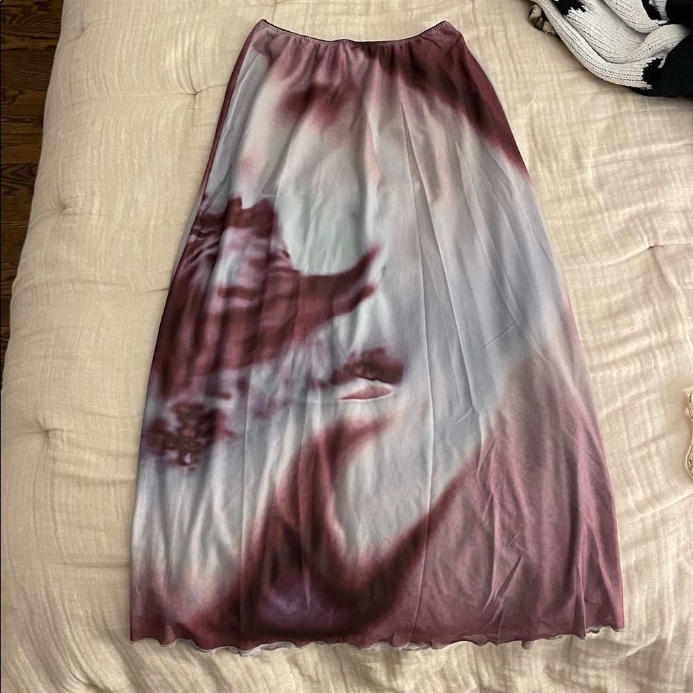 Motel Lassie Printed Midi Skirt - Small